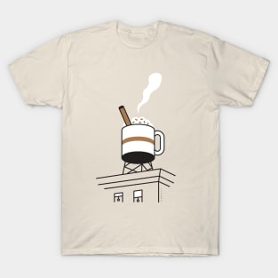 Coffee Mug Water Tower T-Shirt